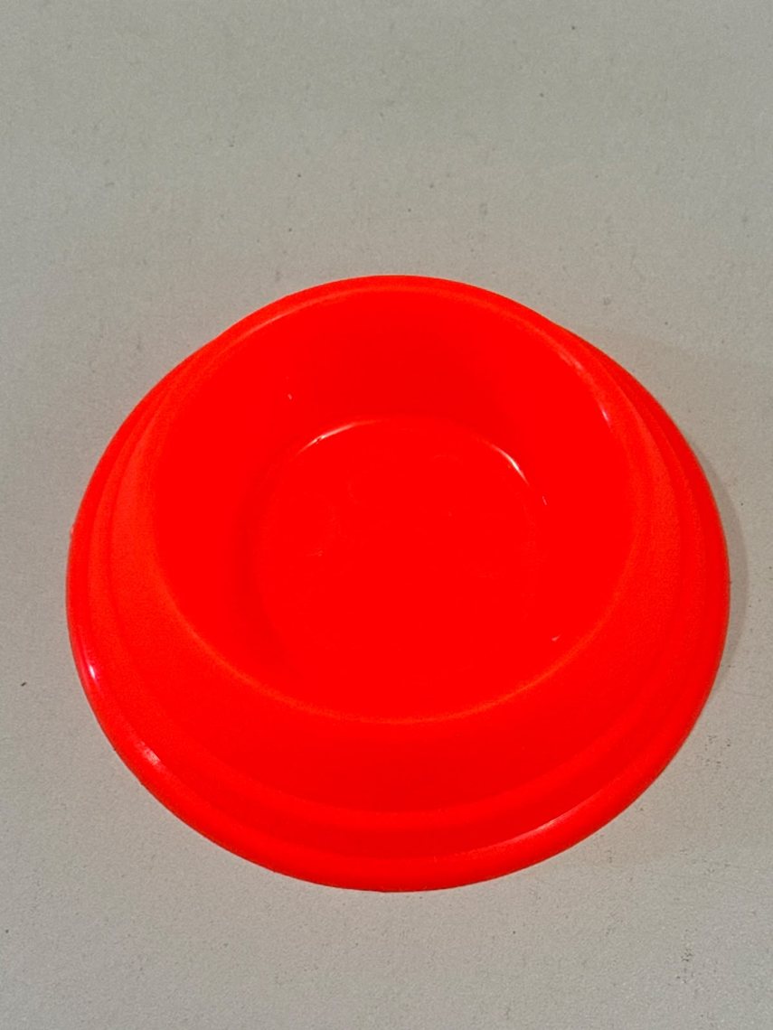 Plato para mascota rojo